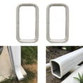 thumbnail image 1 of 2 Pieces Downspout Gutter Guard Non-Clogging Rubber Protector Pipe Covers For House Gutter System, 1 of 4