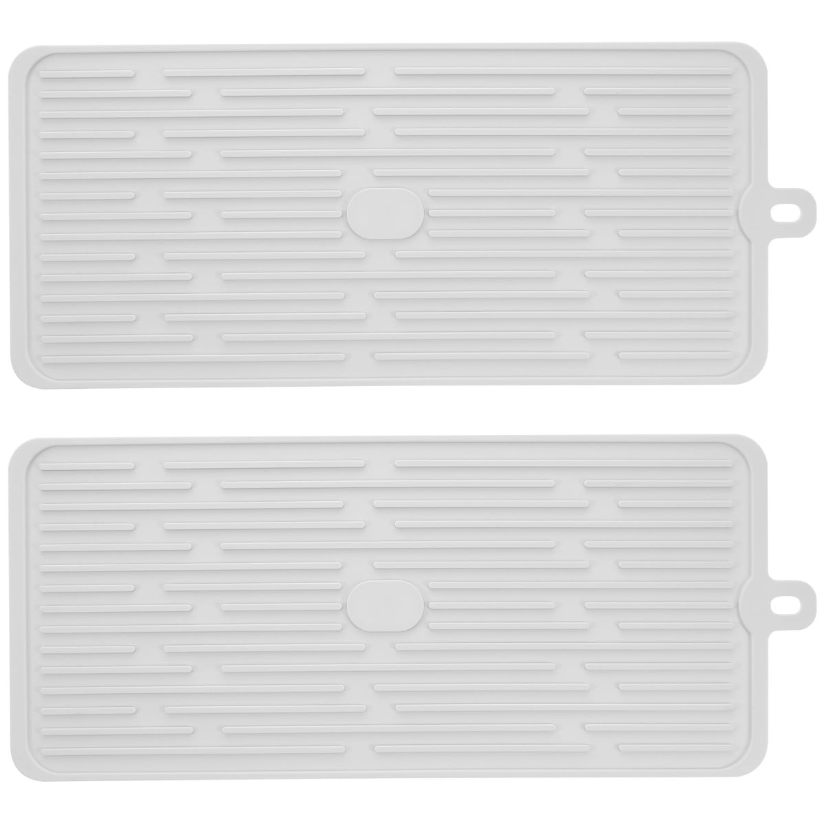 2 Pieces Drain Drying Mat Wine Glasses Dish Rack Mat Kitchen Drying Mat ...