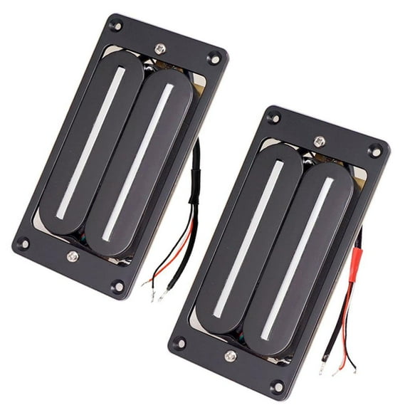 2 Pieces Dual Coil Guitar Humbuckers 4P High Performance Pickups for Electric Guitar