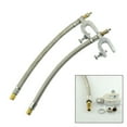 thumbnail image 1 of 2 Pieces Dual Wheel Valve Stem Extender Extention 9.8\'\' Stainless Steel Flexible, 1 of 6