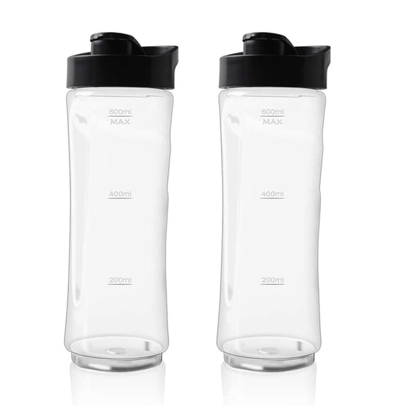 2 Pieces Durable Plastic Juicer Mug Blender Container Mixer Blender Cup Juicing Machine Part for Oster BLSTPB BLSTP2