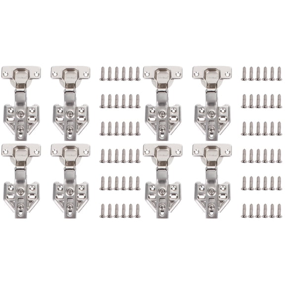 2 Pieces Electronic Cabinet Hinge Clamps Hydraulic Furniture Door