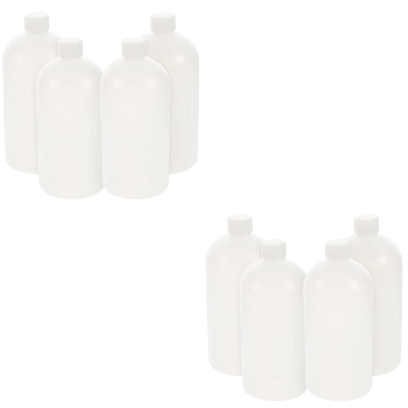 SILENRADAWN Chemical Pe Bottles, Safe and Anti-Leakage, Ideal for Lab and Home, 8Pcs