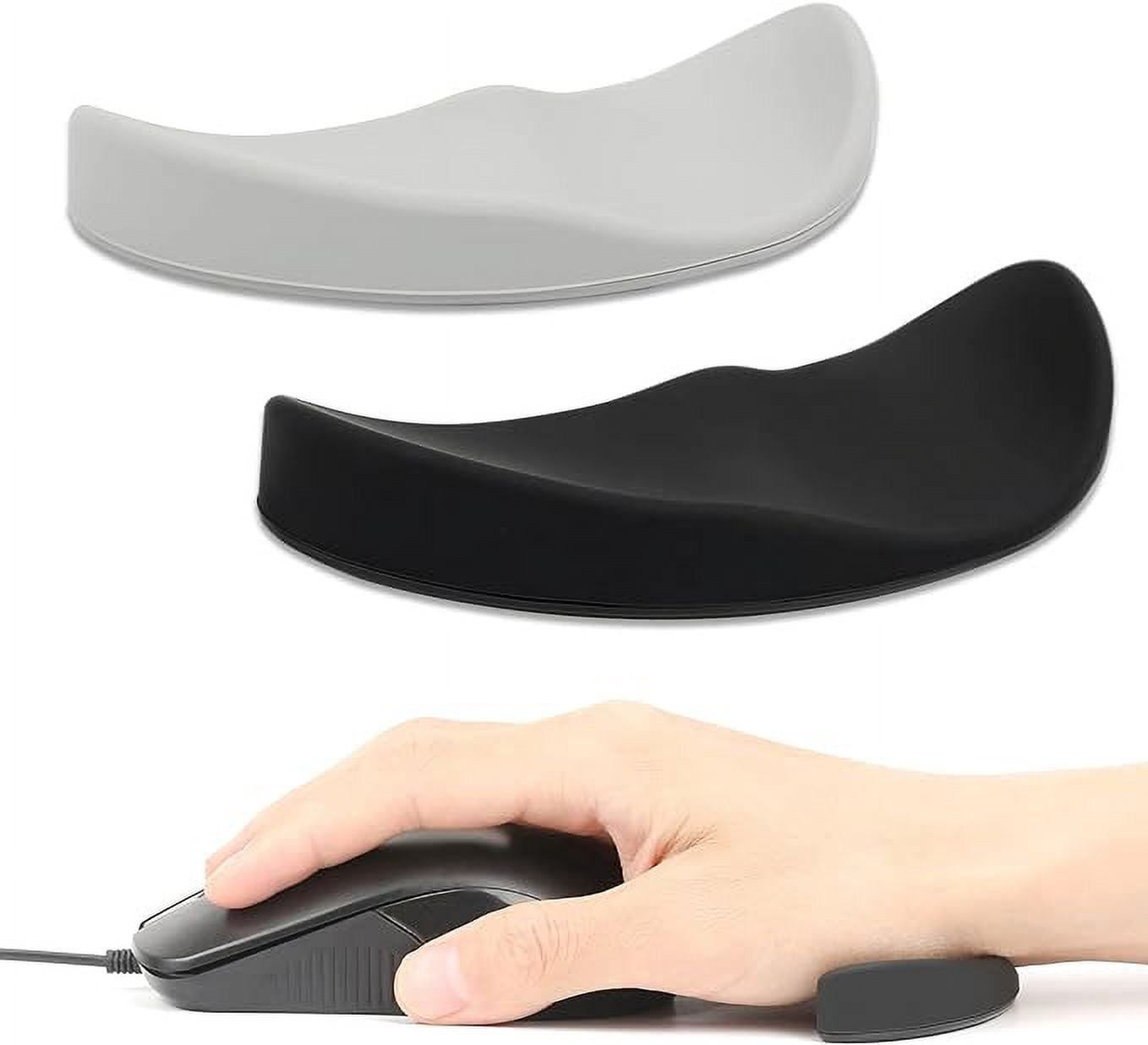 2 Pieces Ergonomic Mouse Wrist Rest Support, Gliding Wrist Rest Pad