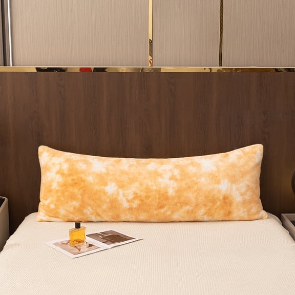 2 Pieces Faux Fur Body Pillowcase, Large Size Fluffy Soft Sleeping Pillowcase, Bedroom Living Room decorBody Pillow