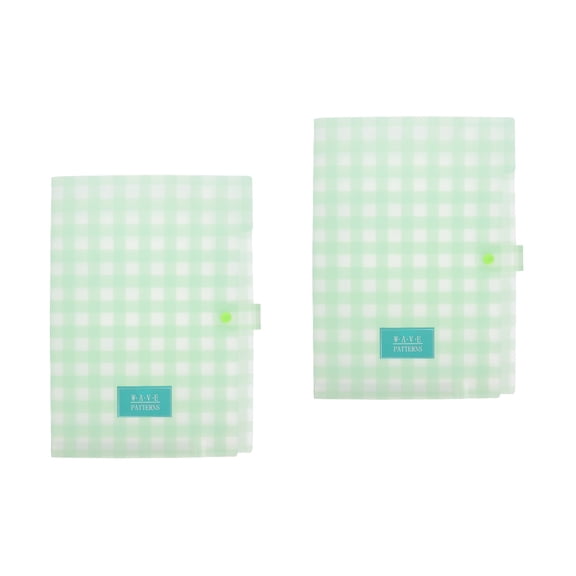 2 Pieces File Holder Really Expandable Folder Boxes Student Green
