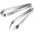 thumbnail image 1 of 2 Pieces Fish Bone Tweezers, Stainless Steel Flat and Slant Tweezers Pliers Remover Tool (4.6"), 1 of 9