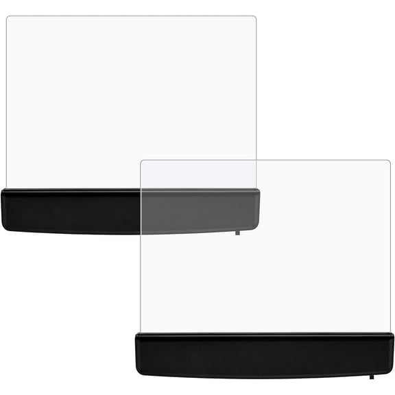 2 Pieces Flat Book Lights LED Reading Light Clear Night Lights Reading Lamp Book Light Page Portable Bookmark Light for Reading in Bed