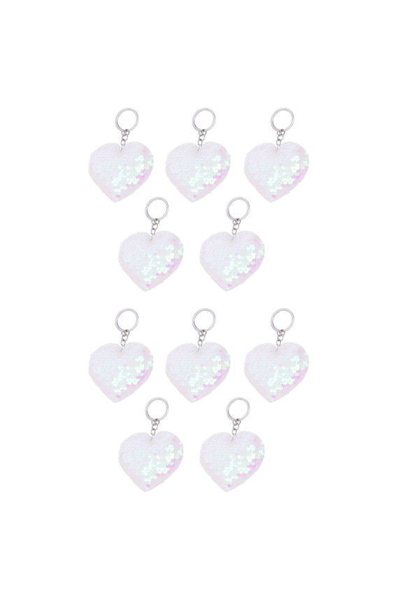 2 Pieces Flip Sequin Keychains Mother's Day Gift Carnival Decoration Miss