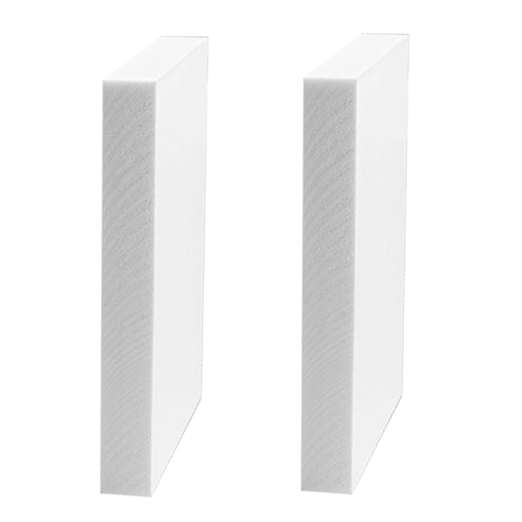 2 Pieces Foam Boards for Insulation and Soundproofing Arts and Crafts Projects White/Blue Foam Sheets Model Making