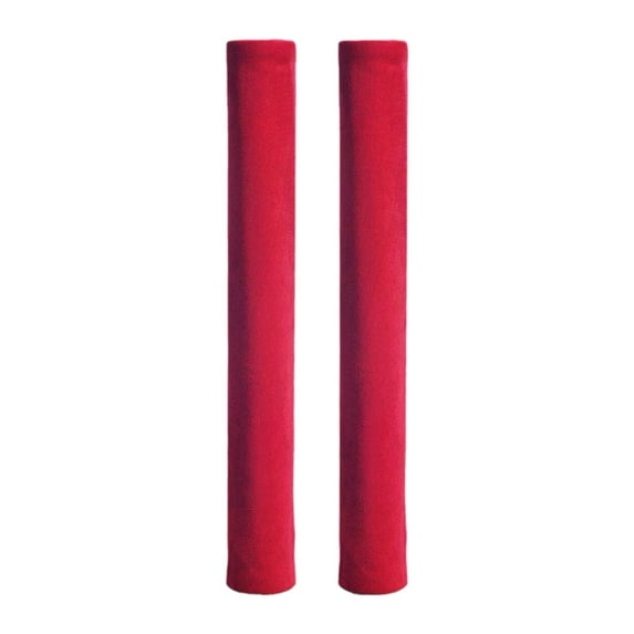 2 Pieces Fridge Door Handle Covers, Reusable Antiskid Keep Your Kitchen Appliance Clean Practical Washable for Fridge Freezer Red