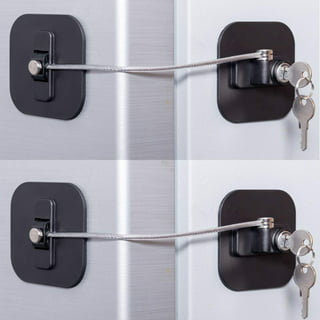 High-end Fridge Lock, Keep Your Food and Kids Safe with Our Refrigerator  Lock - No Keys Needed, Combination Lock for Fridge, Pantry, and Cabinet  (Pads Size: 2.6 x 2.6 in) price in