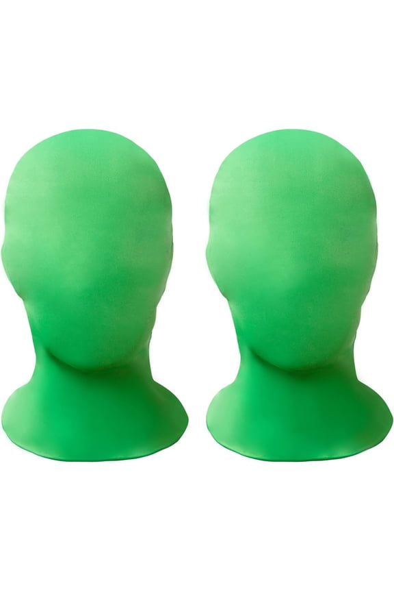 2 Pieces Full Face Mask, Skin Masks, Halloween Spandex Hood for Unisex Cloth