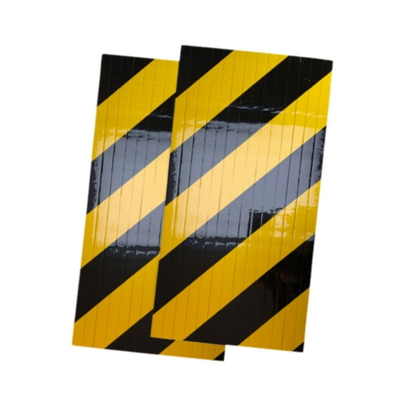 2 Pieces Garage Wall Protector Foam Corner Guard Reflective EVA Cushion for Parking Garage Safety