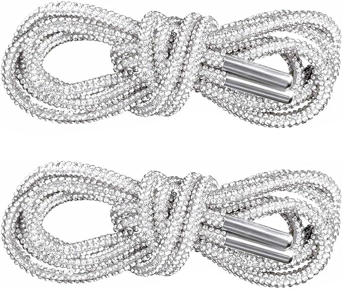 2 Pieces Glitter Shoe Laces, Bling Rope Shoe Laces Rhinestone Shoe ...