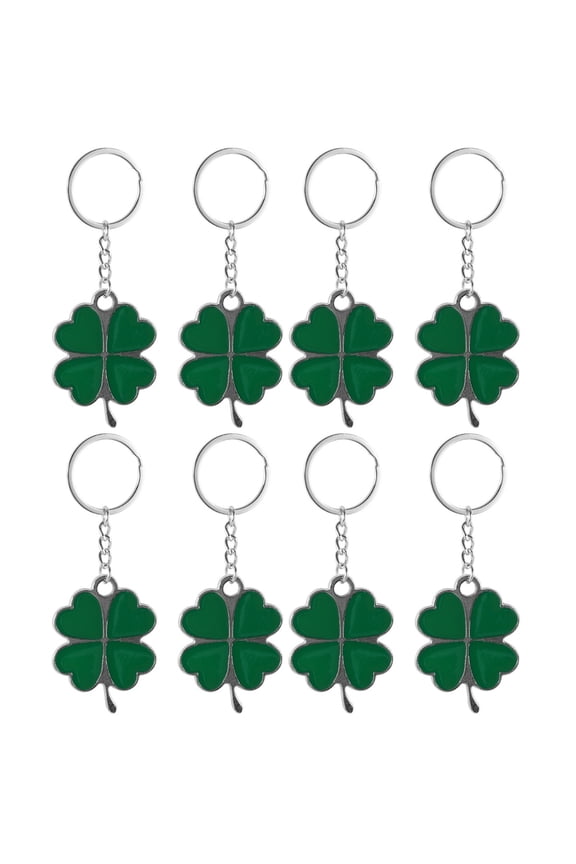 Set of 2 Green Leaf Keychains, Creative Bag Charms for Men, Stylish Key Holder Accessories