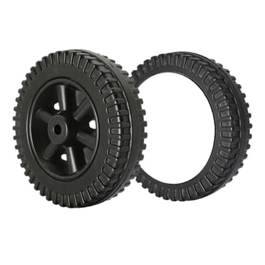 2Pcs BBQ Grill Wheel Hand Truck Tires Durable with Cover Universal