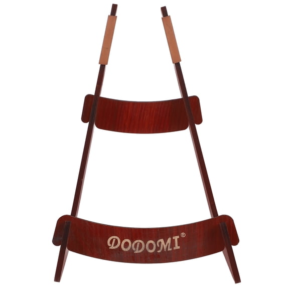 SKISUNO Brown Guitar Stand with Design and Fine Craftsmanship for Guitar Players and Music Enthusiasts