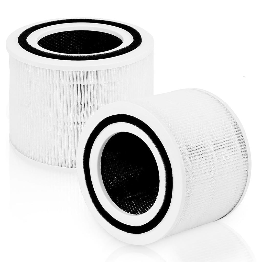 2 Pieces HEPA Filter Cartridge Filtration Air Purifier Filter Replacement Filter Air Cleaners Filter Plastic Material