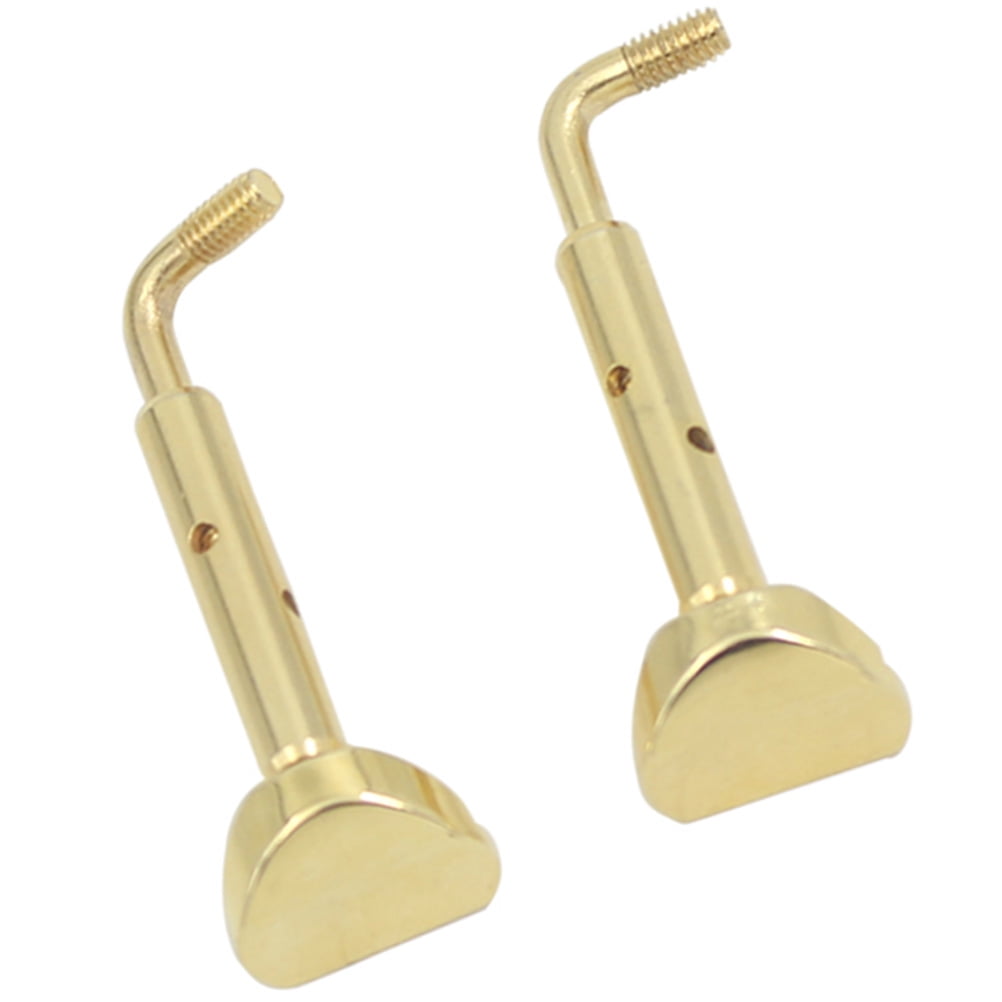 2 Pieces Half Sections Violin Chin Rest Clamp Metal Accessories Gifts