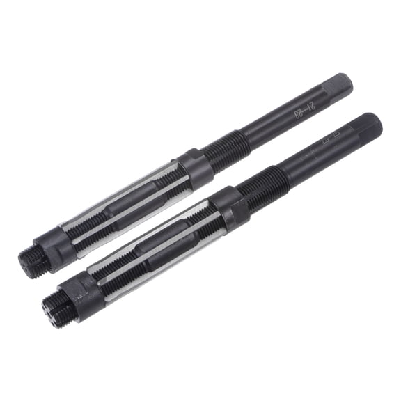 2 Pieces Hand Reamer Set 21-23mm 23-26mm Adjustable H8 Metric Reaming Bit for Metal