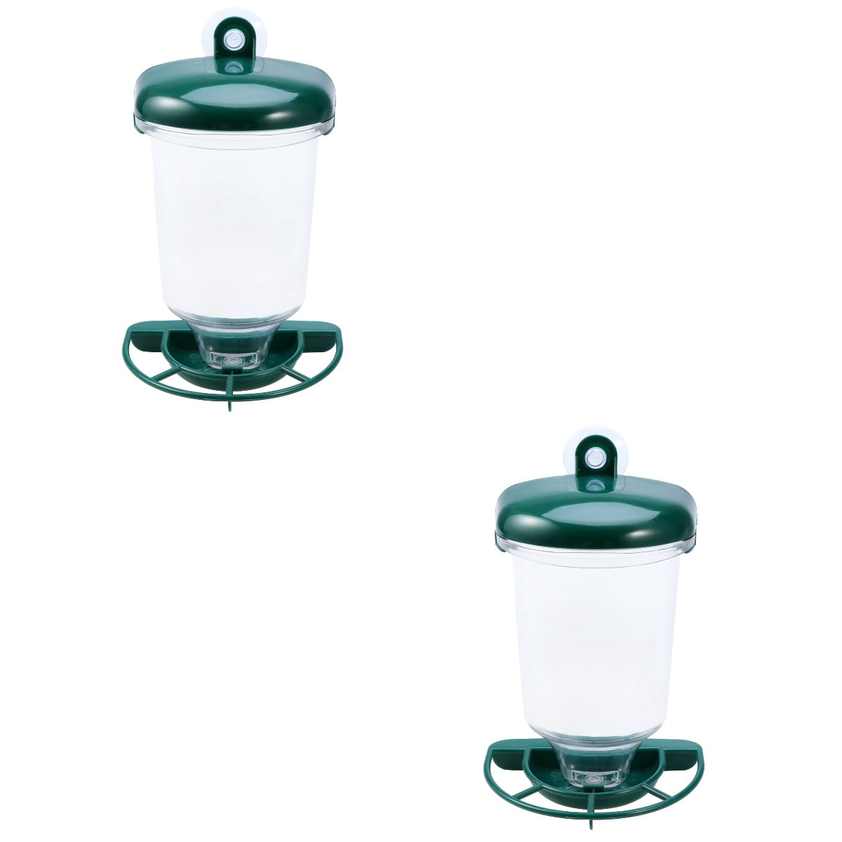 Set of 2 Lightweight Outdoor Hanging Bird Feeders for Songbirds - Garden Bird Feeder Accessories