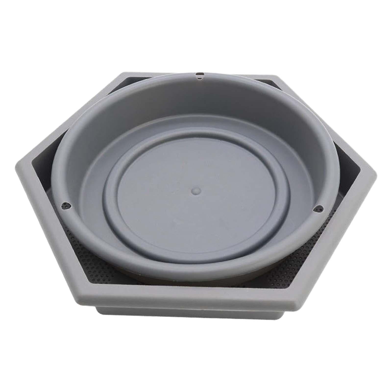 2 Pieces Hanging Chain Bird Feeder Trays Bird Feeding Tray Bird Waterer