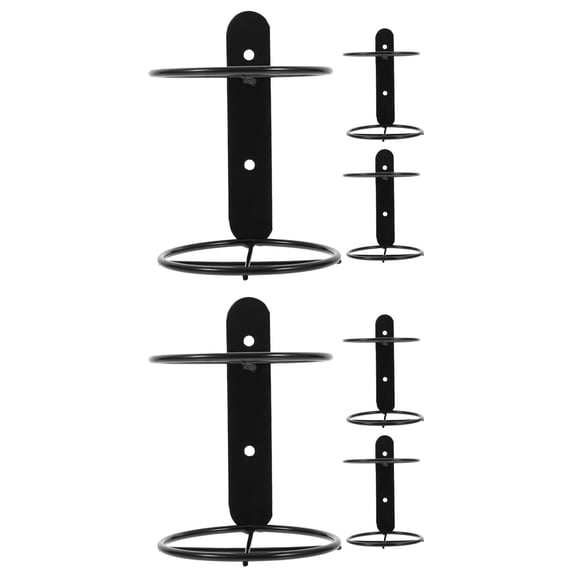 2 Pieces Hanging Wine Glass Rack for Wall inside Coasters Black