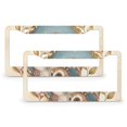 thumbnail image 1 of 2 Pieces Happy Mother’s Day A Family of Owls Nestled Together License Plate Cover Lovely Animals Licenses Plates Frames Front Licenses Plate Covers Car Tag Frame Stainless Aluminum for Men/Women, 1 of 6