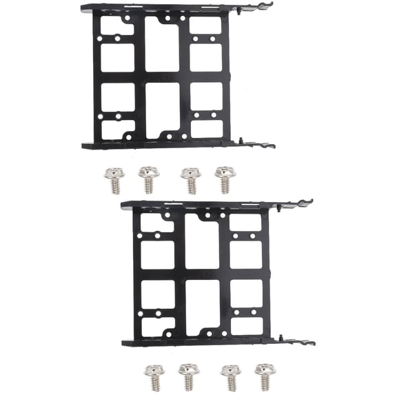 2 Pieces Hard Disk Mounting Bracket HDD Trustworthy Drive Tool