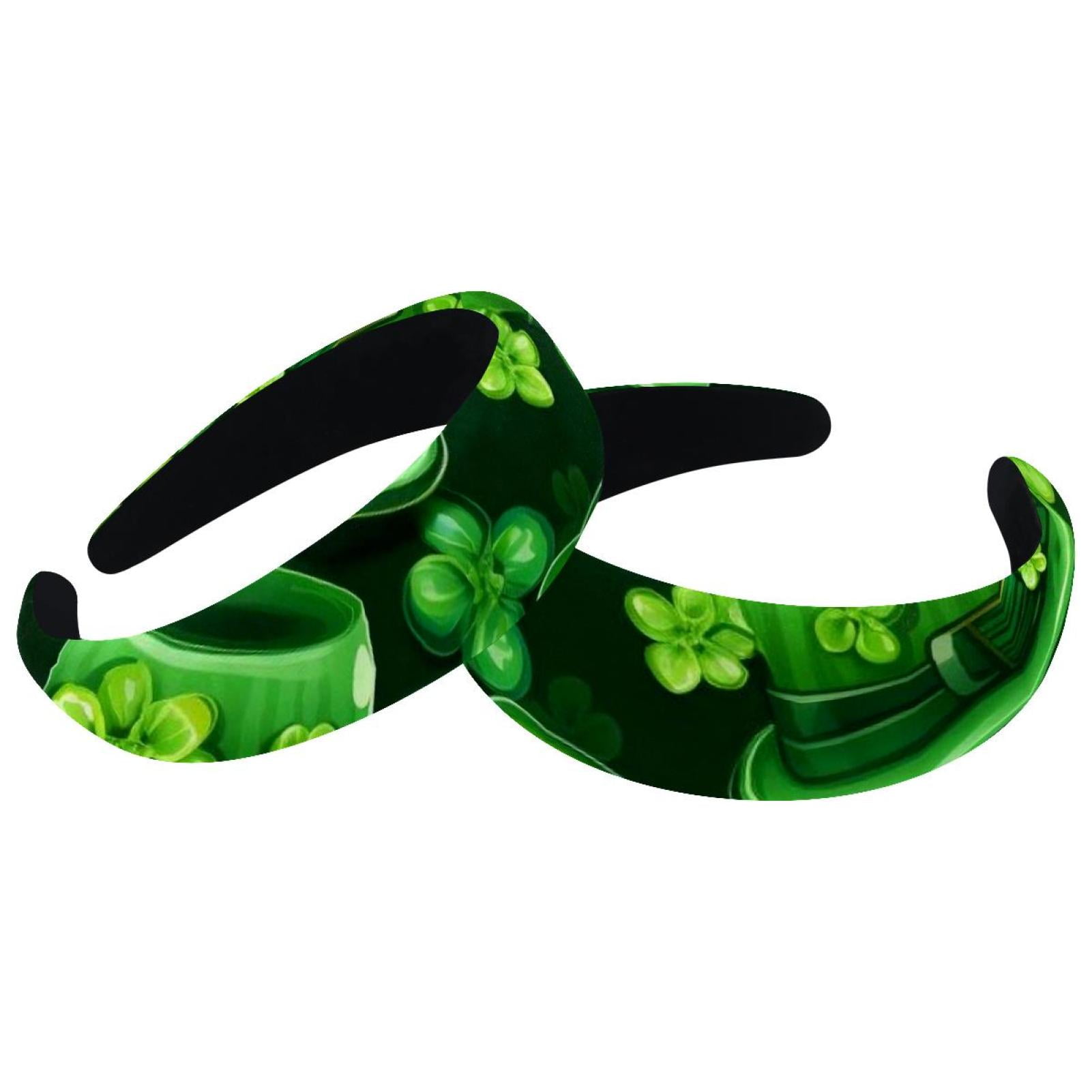 2 Pieces Headbands Women Hair Head Bands, Happy St Patrick's Day Four