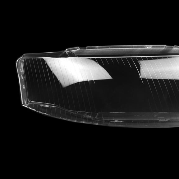 2 Pieces Headlight Lens Covers for Audi A6 C5 2003 - 2005 Left and Right Caps -