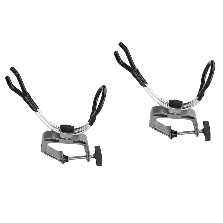 2 Pieces Heavy Duty Fishing Rod Poles Rest Boat Dock Clamp Holders