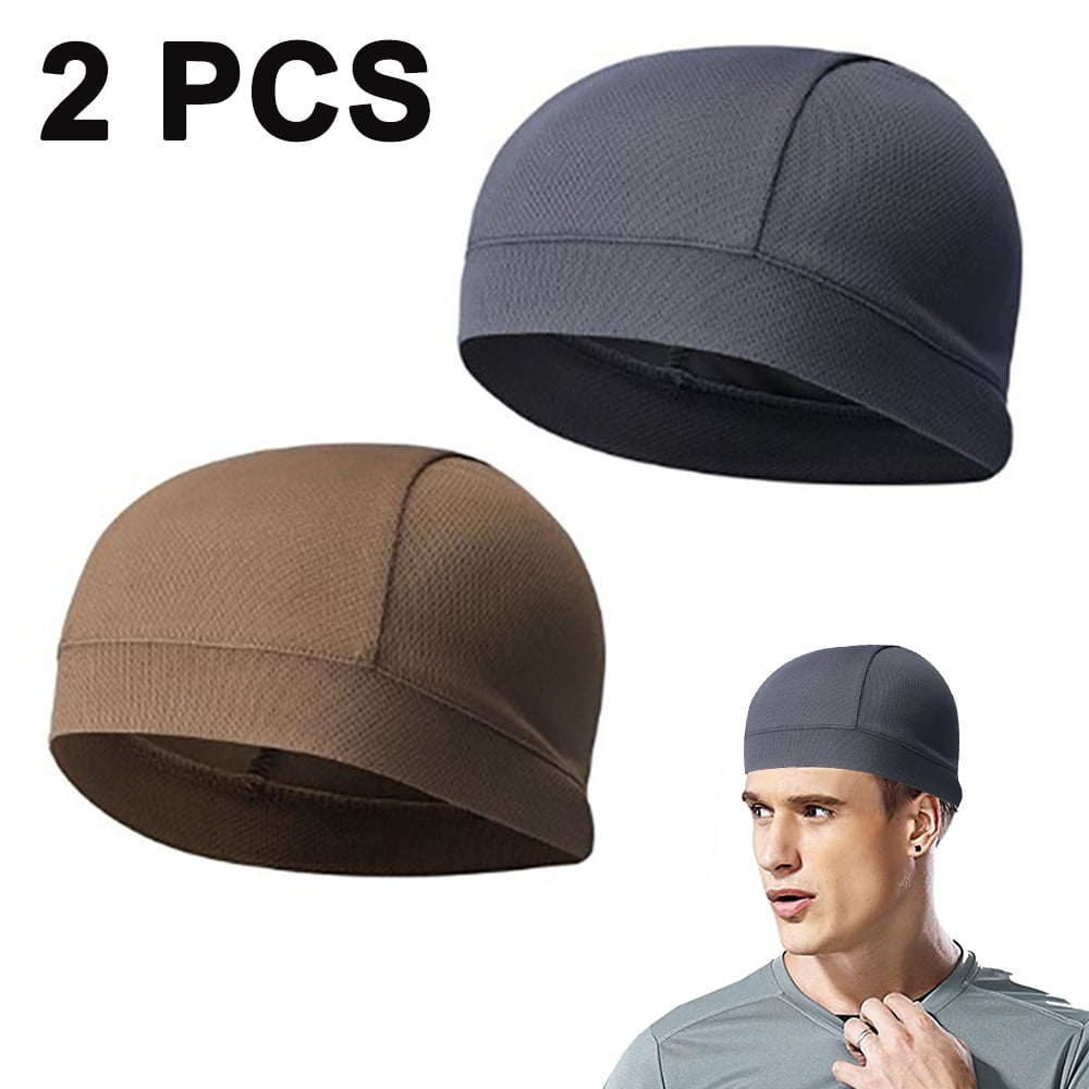 Skull Caps for Men Handmade Knit Cap with Breathable & Cooling  Bamboo  Cotton