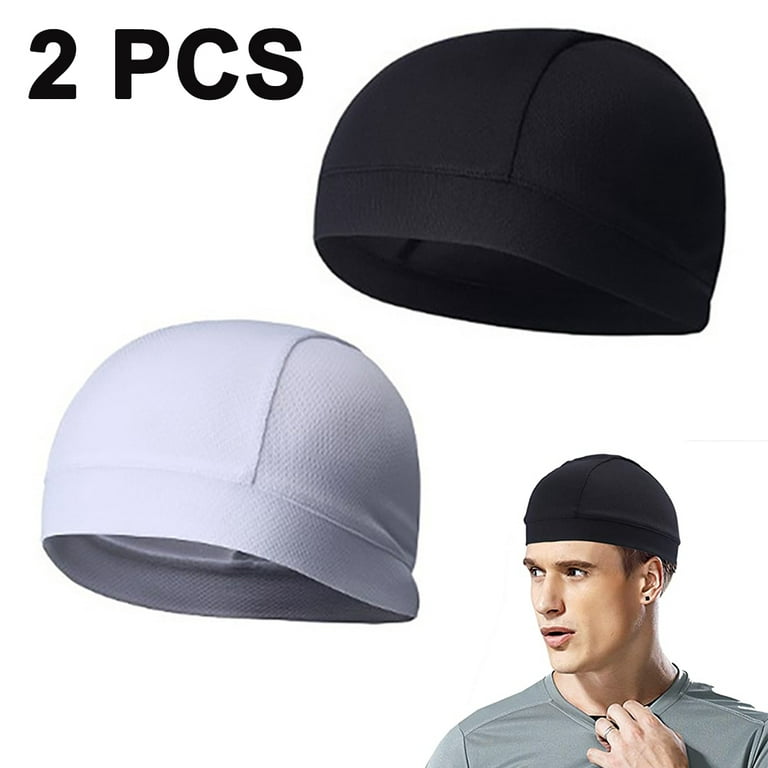 2 Pieces Helmet Liner Skull Caps Sweat Wicking Cap Running Hats