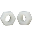 thumbnail image 1 of 2 Pieces Hexagon nylon nut M24x18mm For Fasteners Locking Devices Fixed Mechanical., 1 of 4