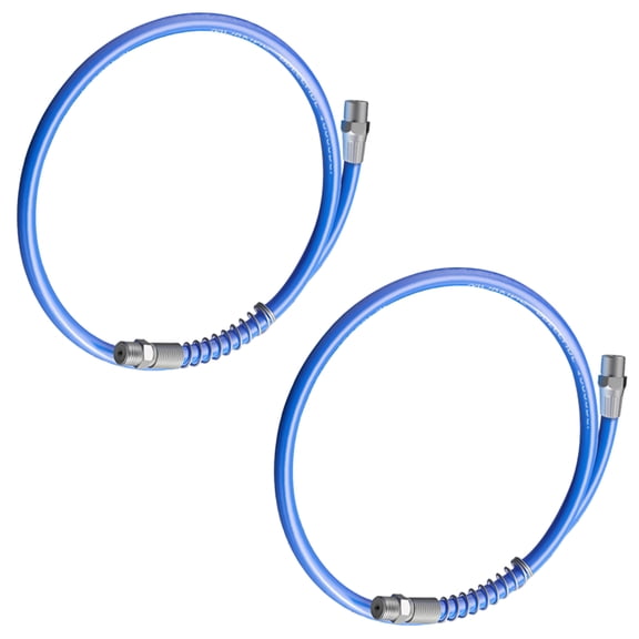 2 Pieces High Pressures Grease Guns Hose Flexible Nonslip Design with Quick Releases Coupling Thread For Grease Guns