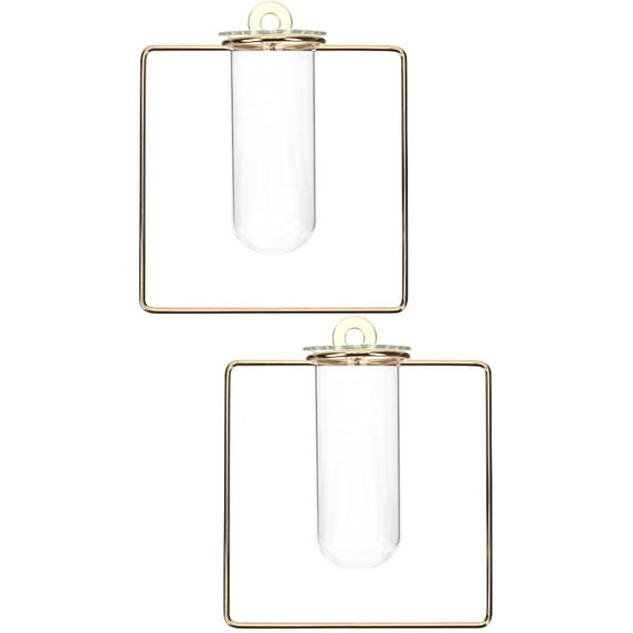 2 Pieces Indoor Plant Pots Indoor Plants Plant Propagation Station Wall Vase Wall Flower Vase