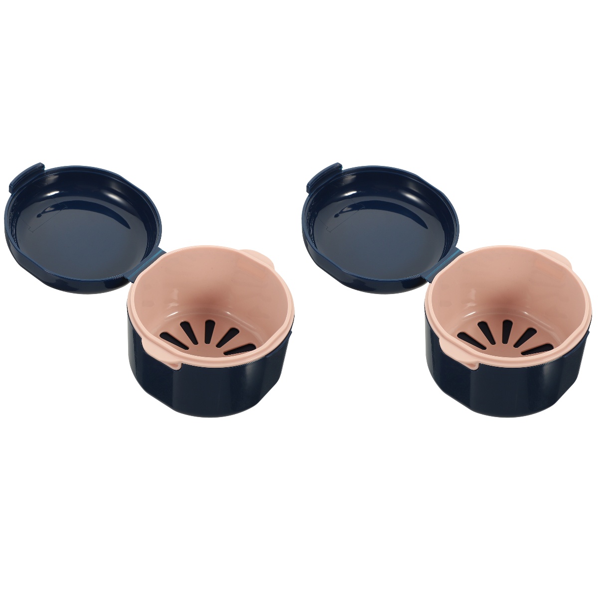 2 Pieces Invisible Braces Box Fake Teeth Mouth Guard Holder Fake Braces