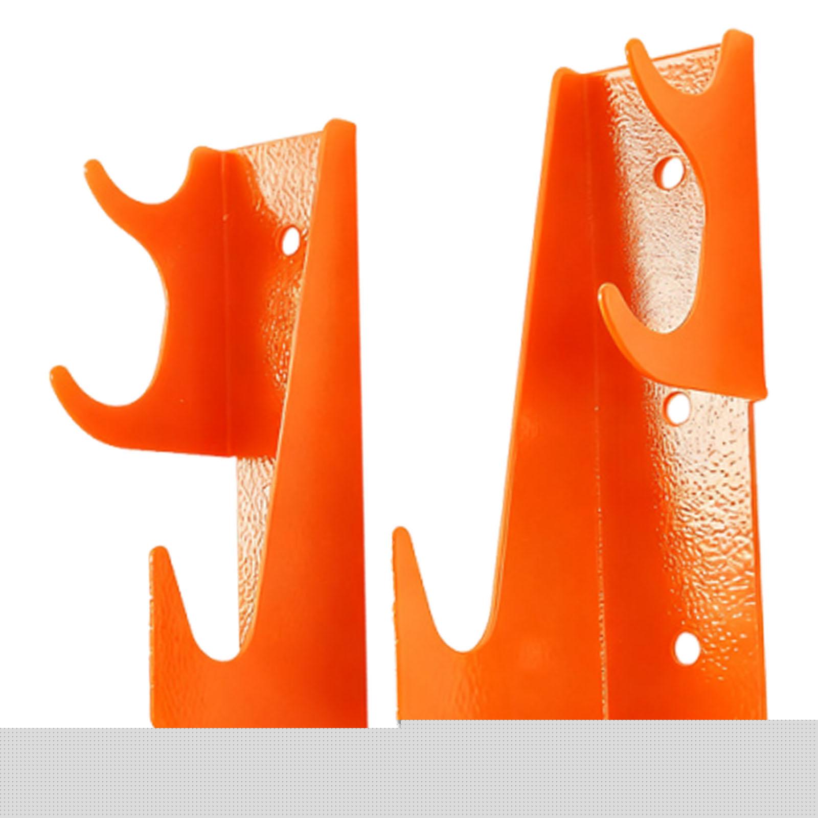 2 Pieces Jack Storage Rack Wall Mounted Holder Steel Durable Space Saving Organizer for Garage Workspace