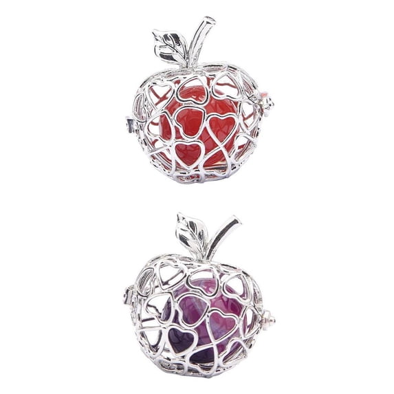 2 Pieces Jewelry Making Supplies Bead Cage Pendant Add Your Own Pearls to Create