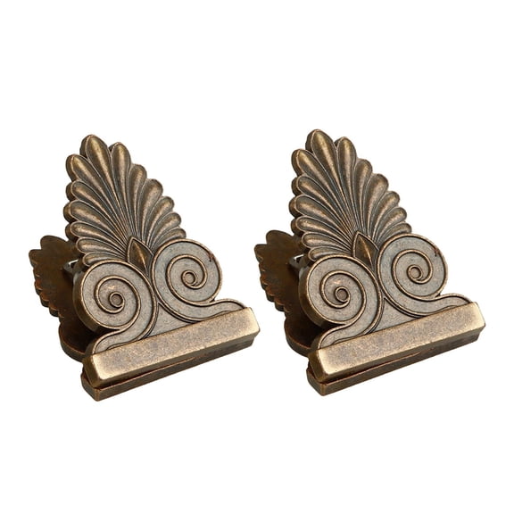 2 Pieces Journal Clips Bill Holders Document Clamps Durable Metal with Foldable Handles for Scrapbooking Reading