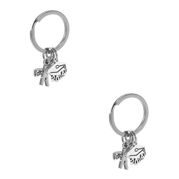 2 Pieces Key Chain Clip for Keys Ring Graduation Season Keychain