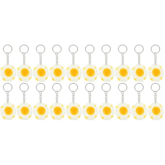 2-Pack White Child Safety Lid Keychain Holders for Keys, and Stylish Key Accessories for Everyday Use