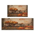 thumbnail image 1 of 2 Pieces Of Kitchen Rugs and Mats Non Skid Washable Fall (114) Kitchen Mat,Floor Cushion Waterproof Rug,Rubber Backed Area Rugs for Laundry 47*17+30*17, 1 of 7