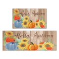 thumbnail image 1 of 2 Pieces Of Kitchen Rugs and Mats Non Skid Washable Happy Halloween (31) Kitchen Mat,Floor Cushion Waterproof Rug,Rubber Backed Area Rugs for Laundry 47*17+30*17, 1 of 7