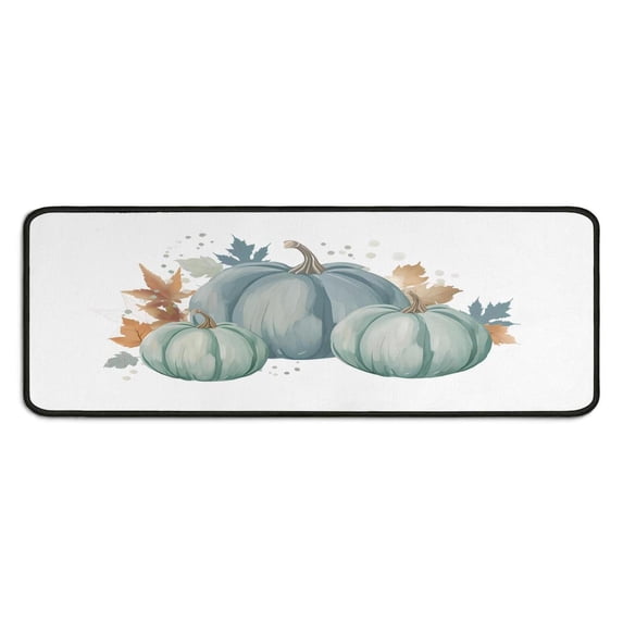 2 Pieces Of Kitchen Rugs and Mats Non Skid Washable Happy Halloween (43) Kitchen Mat,Floor Cushion Waterproof Rug,Rubber Backed Area Rugs for Laundry 47*17+30*17