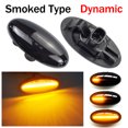 2 Pieces LED Dynamic Turn Signal Side Marker Light Sequential Blinker