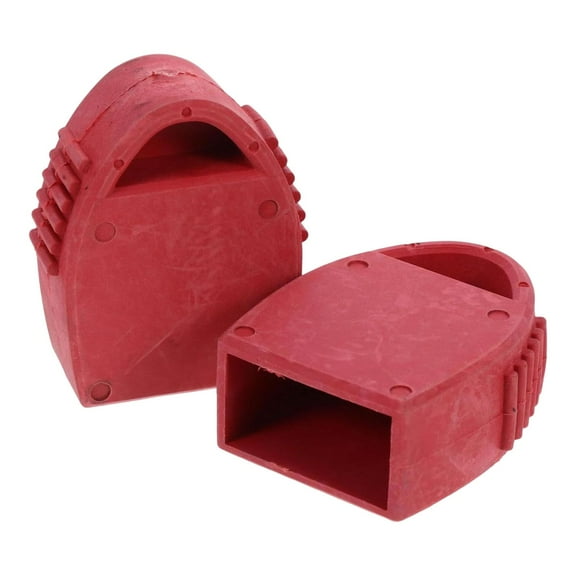 2 Pieces Ladder Covers Top Caps Protector Non Slip Rubber for Extension Ladders and Construction Use