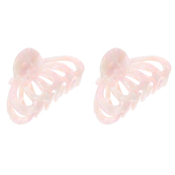 2 Pieces Lady Hairbrush Clip for Evening Curly Women's